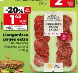 Dia Dia Nuestra Alacena Llonganissa pagès extra oferta