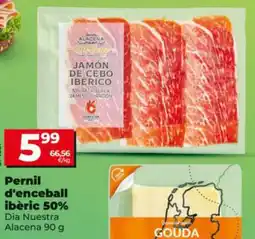 Dia Dia Nuestra alacena Pernil d'enceball ibèric 50% oferta