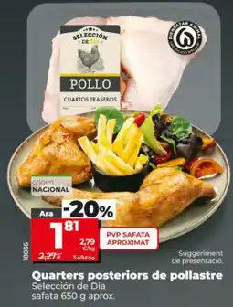 Dia Selección de Dia pollo cuartos traseros oferta