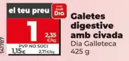 Dia Dia Galleteca Galetes digestive amb civada oferta