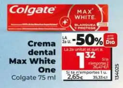 Dia Colgate Crema dental Max White One oferta