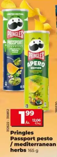 Dia Pringles passport pesto / mediterranean herbs oferta
