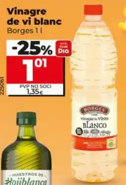 Dia Borges vinagre de vino blanco oferta