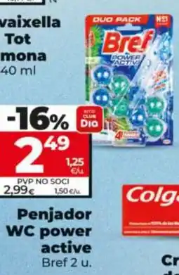 Dia Bref penjador wc power active oferta