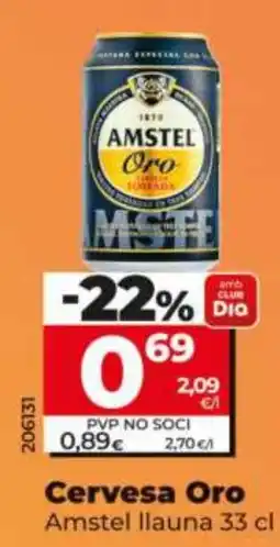 Dia Amstel Cervesa Oro oferta