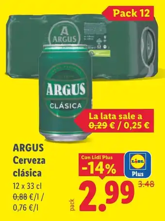 Argus cerveza clásica