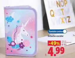 Lidl Estuche escolar oferta