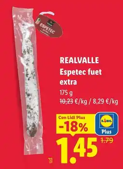 Lidl Realvalle espetec fuert extra oferta