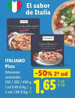 Lidl Italiamo pizza oferta