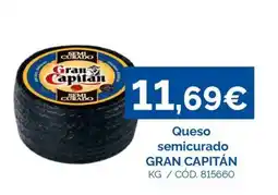 Dialsur Cash & Carry Queso semicurado gran capitán oferta