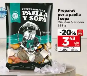 Mari Marinera preparado para paella y sopa