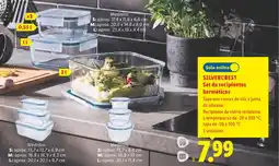 Lidl Silvercrest set de recipientes herméticos oferta