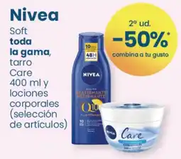 Clarel Nivea soft tarro care oferta