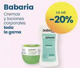 Clarel Babaria cremas y lociones corporales oferta