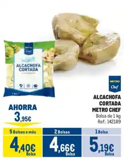 Makro Metro Chef alcachofa cortada oferta