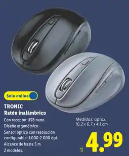 Lidl Tronic ratón inalámbrico oferta