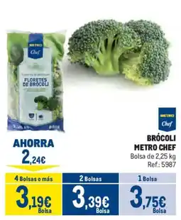 Makro Metro Chef brócoli oferta