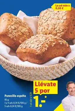 Lidl Panecillo espelta oferta