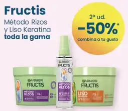 Clarel Garnier Fructis Método Rizos y Liso Keratina oferta