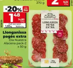 Maxi Dia Dia Nuestra Alacena Llonganissa pagès extra oferta