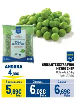 Makro Metro Chef guisante extra fino oferta