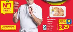 Lidl Contramuslo de pollo oferta