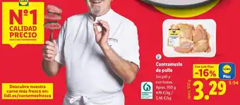 Contramuslo de pollo