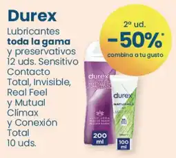 Clarel Durex lubricantes toda la gama y preservativos oferta