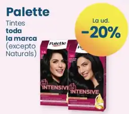 Clarel Palette tintes toda la marca oferta