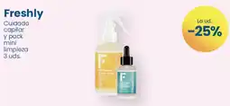 Clarel Freshly cuidado capilar y pack mini limpieza oferta