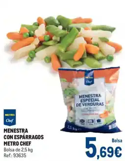 Makro Metro Chef menestra con espárragos oferta