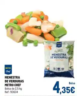 Makro Metro Chef menestra de verduras oferta