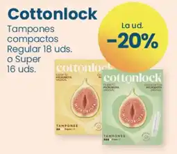 Clarel Cottonlock tampones compactos oferta