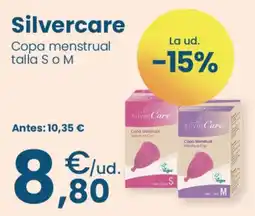 Clarel Silvercare copa menstrual oferta
