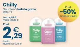 Clarel Chilly gel íntimo oferta