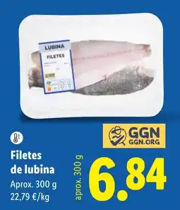 Lidl Lubina filetes oferta