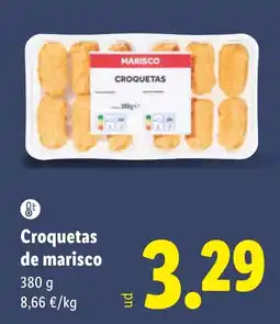 Lidl Marisco croquetas de marisco oferta