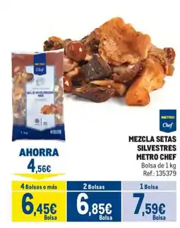 Makro Metro Chef mezcla setas silvestres oferta