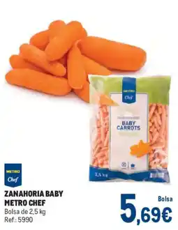 Makro Metro Chef zanahoria baby oferta