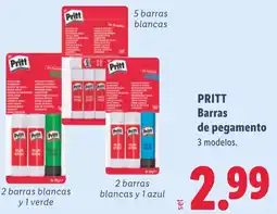 Lidl Pritt barras de pegamento oferta