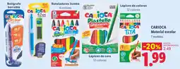 Lidl Carioca material escolar oferta