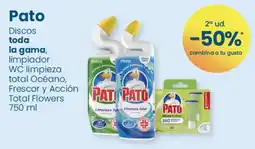 Clarel Pato discos limpiador wc limpieza total oceano fresco y accion total flower oferta