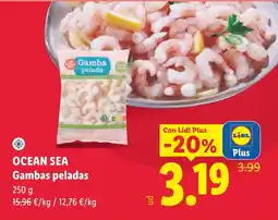 Lidl Ocean Sea gambas peladas oferta