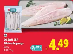 Lidl Ocean sea filetes de panga oferta