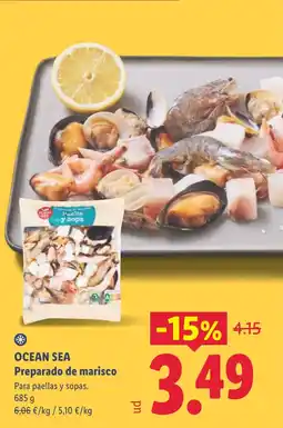 Lidl Ocean Sea preparado de marisco oferta
