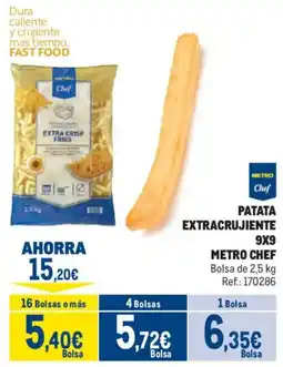 Makro Metro Chef patata extracrujiente oferta