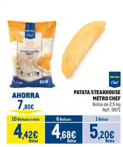 Makro Metro Chef patata steakhouse oferta