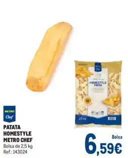 Makro Metro Chef patata homestyle oferta
