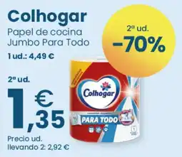 Clarel Colhogar papel de cocina jumbo para todo oferta