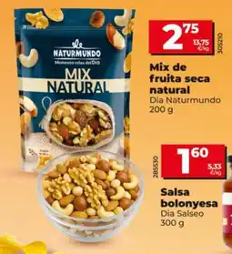Maxi Dia Dia Naturmundo mix de fruta seca natural oferta